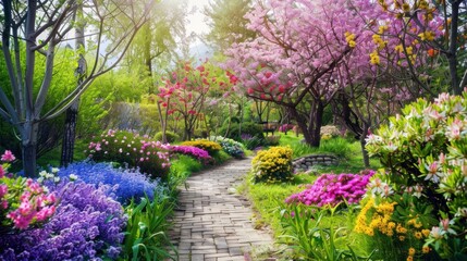 Blooming Garden Path