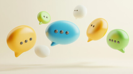 Colorful Speech Bubbles.