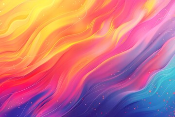Poster - A vibrant abstract artwork featuring swirling, sun-kissed hues that evoke feelings of warmth and energy. The dynamic composition and intricate details create a captivating visual experience.