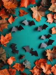 Bats on Green Surface