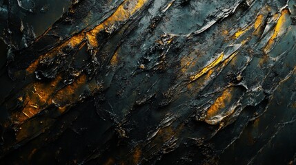 Aufkleber - close-up of a textured abstract background with dark, moody tones and intricate patterns, adding dep