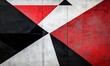 © Lexi - Design - Red white black abstract geometric presentation texture