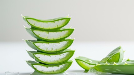 Aloe Vera Plant Leaves Close Up: Natural Skincare and Healing