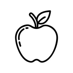 Wall Mural - Apple icon vector