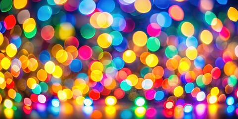 Abstract background of colorful blurred lights, abstract, background, colorful, blurred, lights, pattern, design, vibrant