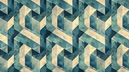 Geometric pattern seamless wallpaper