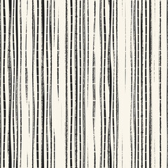 Sticker - Monochrome Grain Broken Stripe Pattern