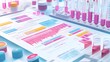© Bos Amico - Detailed medical showcasing the results of a thalassemia diagnosis test