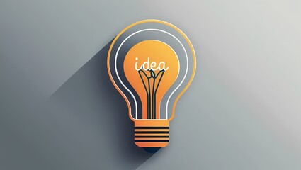 Canvas Print - bulb idea 