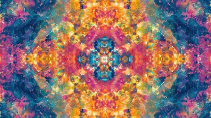 Poster - Abstract Colorful Mandala