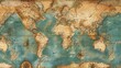 © pixelwallpaper - Antique map wallpaper
