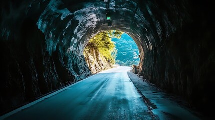 Canvas Print - Tunnel Road Exit