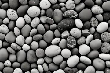 Poster - Exploring black and white contrast  emphasizing textures and shapes through light and shadow