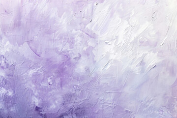 Trending abstract art in soft purple and white tones, evoking a sense of calm and serenity