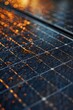 © spyrakot - Close-Up of Solar Panel Surface Highlighting Advanced Renewable Energy Technology