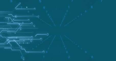 Poster - Animation of data processing over network of connections