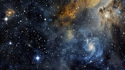 Sticker - Starry_sky_Galaxy_Space_background