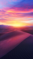 Canvas Print - sunset in the desert