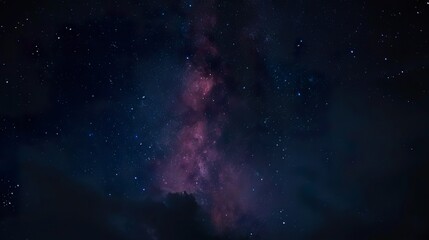 Poster - Pink_Cosmos_night_sky_Space_background