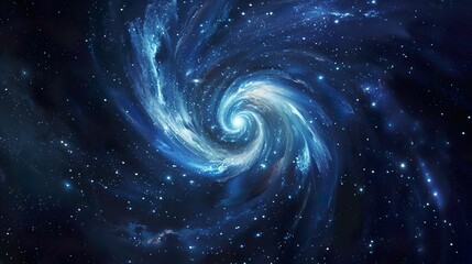 Wall Mural - Spiral_Outer_Space_background