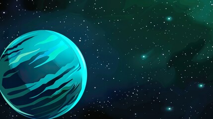 Wall Mural - Planet_Outer_Space_background