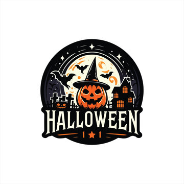 Will do happy halloween logo design
