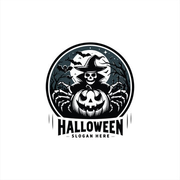 Will do happy halloween logo design
