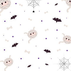 Aufkleber - Happy Halloween Background Vector Design.