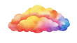 © Avr Di - Backgrounds of rainbow clouds on white backgrounds.