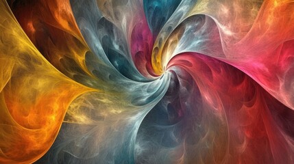 Wall Mural - Abstract Swirling Colors