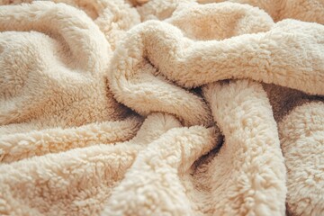 Wall Mural -  Close-up of a warm cozy blanket texture