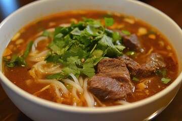 Sticker - Vietnamese soup with beef and noodles