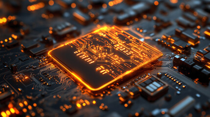 Abstract visualization of a digital network
