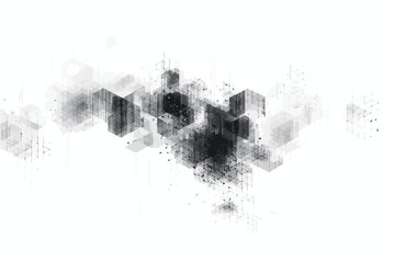 Black and white vector graphic of data technology-gigapixel-standard-scale-4_00x