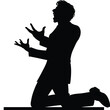 © StockNinja - Silhouette of an actor gesturing dramatically