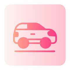 Wall Mural - car gradient icon