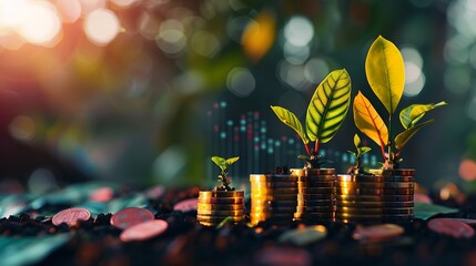 Aufkleber - action business plan targets the new year 2024 growth concept of budget finance goal to success Making a profit in the investment market in growth industry technology the economic anal : Generative AI