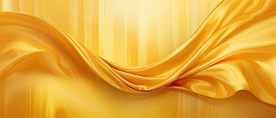 Poster - Golden Silk Drape