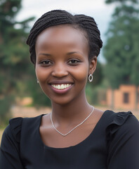 photo portrait of beautiful black woman