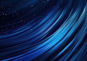 Poster - Abstract blue background with motion blur displayed in a line art illustration