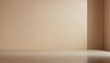 © soyibakter - Empty brown wall background versatile for product display Empty Cream wall background product display empty 122