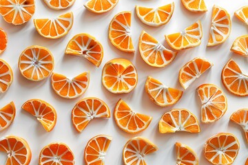 orange slices background