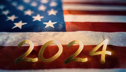 Celebrating the New Year 2024 with American Patriotism