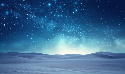 Wall Mural - starry night sky-generative ai