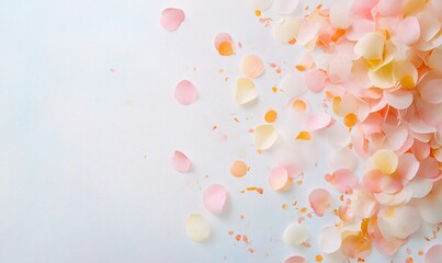 Wall Mural - abstract petals background-generative ai