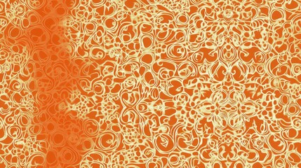 Eastern style ornamental element Ornate design in Moroccan style Decorative lace pattern suitable for wedding invitations and greeting cards Orange background