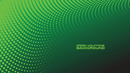 halftone green background with gradient for backdrop or presentation