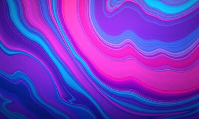 Wall Mural - an artistic backdrop that mimics the appearance of colorful northern lights with undulating shapes in shades of cerulean, magenta, and coral.