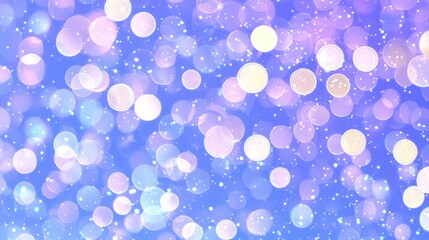 Poster - Abstract Purple and Blue Bokeh Background