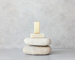 Poster - Minimalist Mandala Graph with Gold Bar Material and Spiritual Wealth Balance